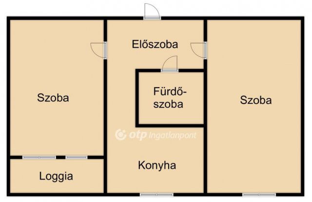 Eladó panellakás, Debrecenben 64.5 M Ft, 2 szobás