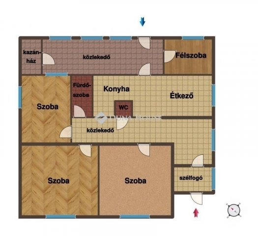Eladó családi ház, Kecskeméten 89 M Ft, 3+1 szobás