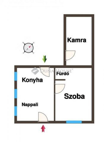 Eladó családi ház, Kiskunfélegyházán 8.9 M Ft, 1 szobás