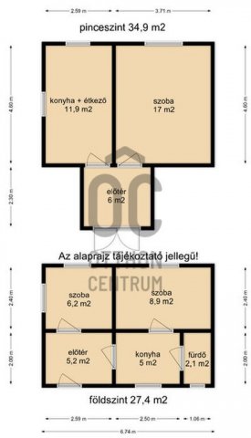 Eladó nyaraló, Zalakaroson 26.3 M Ft, 3 szobás