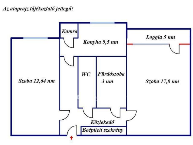 Eladó téglalakás, Martfűn 26.5 M Ft, 2 szobás