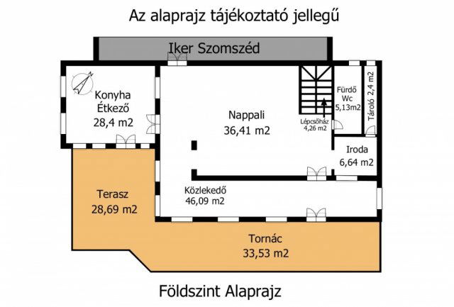 Eladó ikerház, Csömörön 149 M Ft, 6+1 szobás