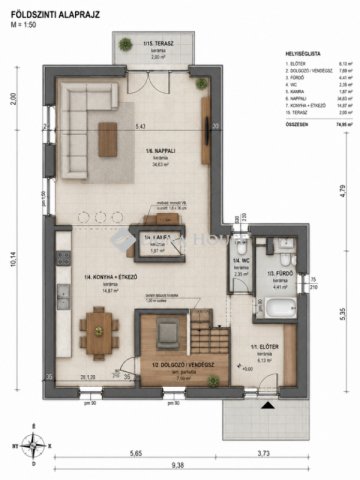 Eladó családi ház, Budapesten, XX. kerületben 168.9 M Ft