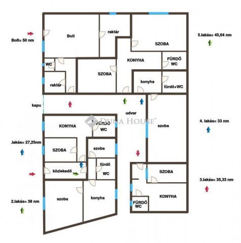 Eladó téglalakás, Kecskeméten, Bem utcában 185 M Ft