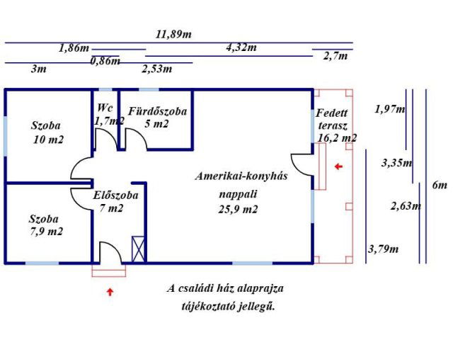 Eladó családi ház, Kecskeméten 58 M Ft, 3 szobás