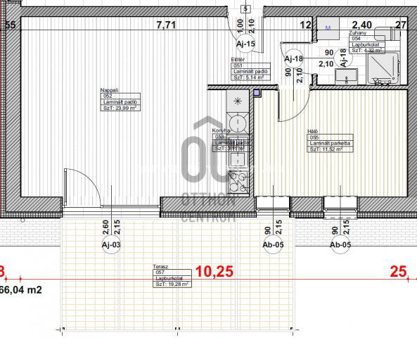 Eladó téglalakás, Kiskunlacházán 49.54 M Ft, 2 szobás
