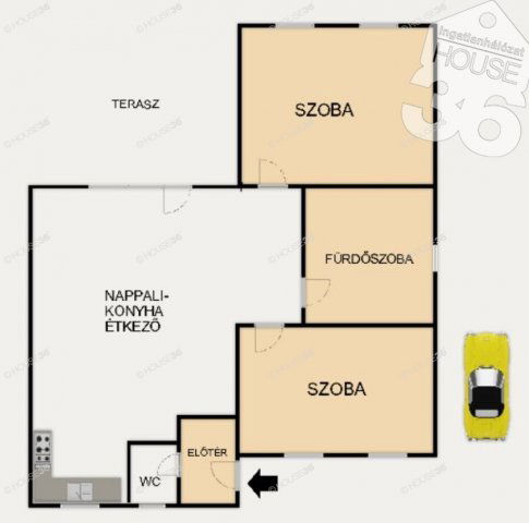 Eladó sorház, Kecskeméten 57.5 M Ft, 3 szobás