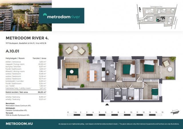 Eladó téglalakás, Budapesten, XI. kerületben, Budafoki úton