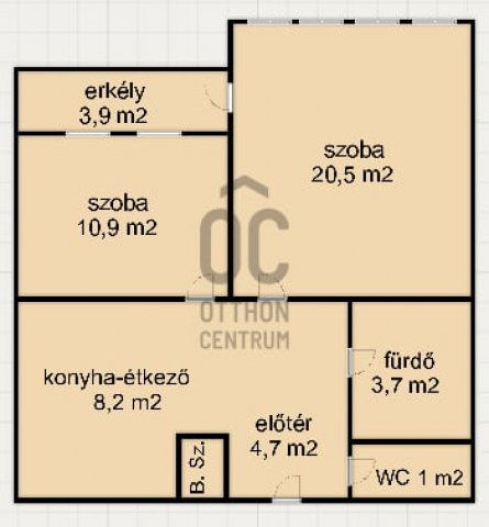 Eladó téglalakás, Zalaegerszegen 29.9 M Ft, 2 szobás