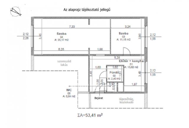 Eladó panellakás, Győrött 52.9 M Ft, 2 szobás