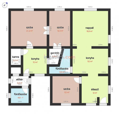 Eladó családi ház, Tökölön 60 M Ft, 3 szobás