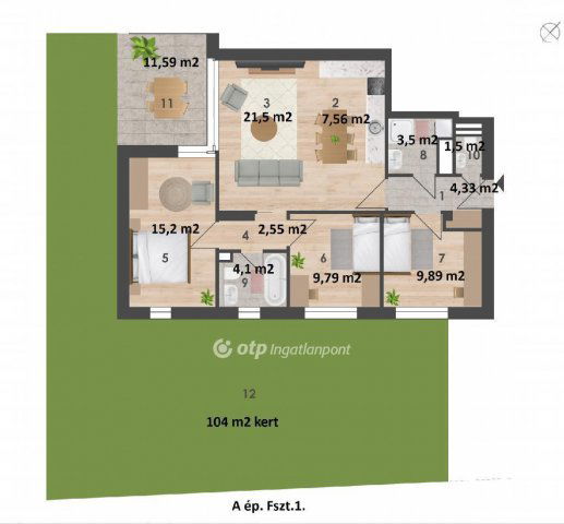 Eladó téglalakás, Budapesten, XIV. kerületben 162 M Ft, 4 szobás