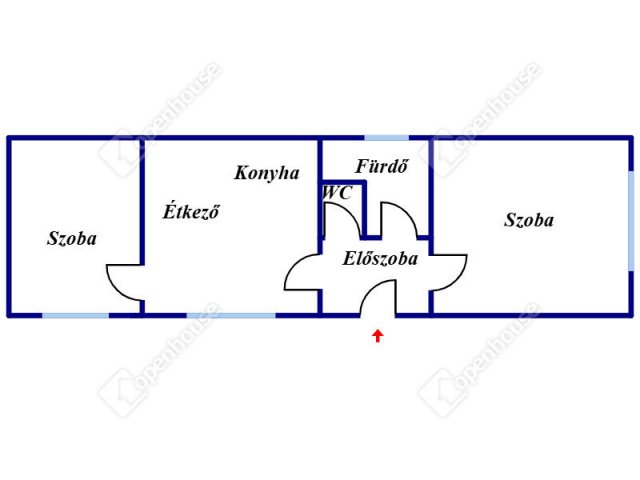 Eladó családi ház, Debrecenben 69.5 M Ft, 1+1 szobás