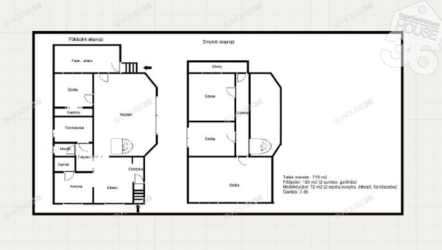 Eladó családi ház, Kecskeméten 127.9 M Ft, 7 szobás