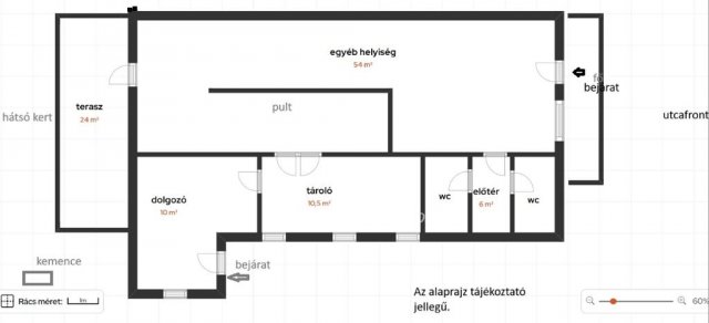 Eladó családi ház, Vezsenyen 39.5 M Ft, 1 szobás
