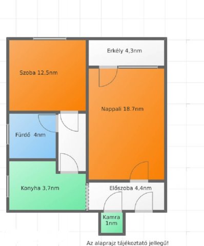 Eladó téglalakás, Salgótarjánban 20.7 M Ft, 2 szobás