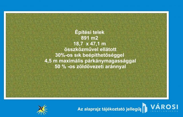 Eladó telek, Szegeden 54.99 M Ft / költözzbe.hu