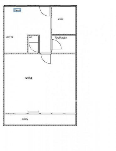 Eladó téglalakás, Pécsett 41.5 M Ft, 1+1 szobás