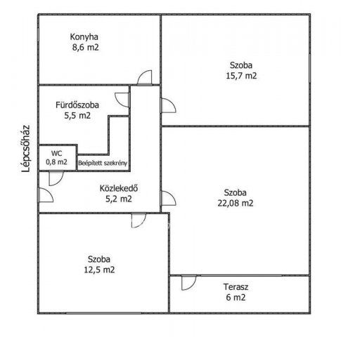 Eladó téglalakás, Szentesen 37 M Ft, 3 szobás