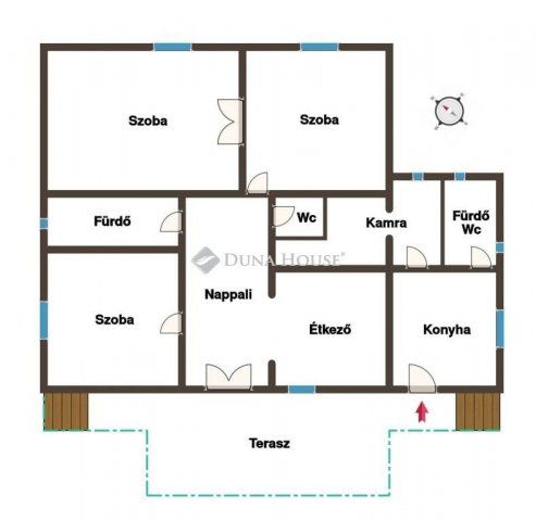 Eladó családi ház, Cecén 44.9 M Ft, 4 szobás