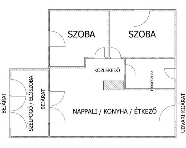 Eladó sorház, Egercsehiben 17 M Ft, 2 szobás