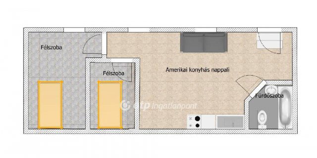 Eladó téglalakás, Budapesten, IX. kerületben 43.9 M Ft