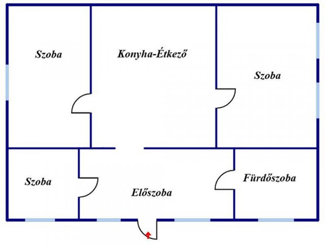 Eladó családi ház, Makón 25 M Ft, 3 szobás