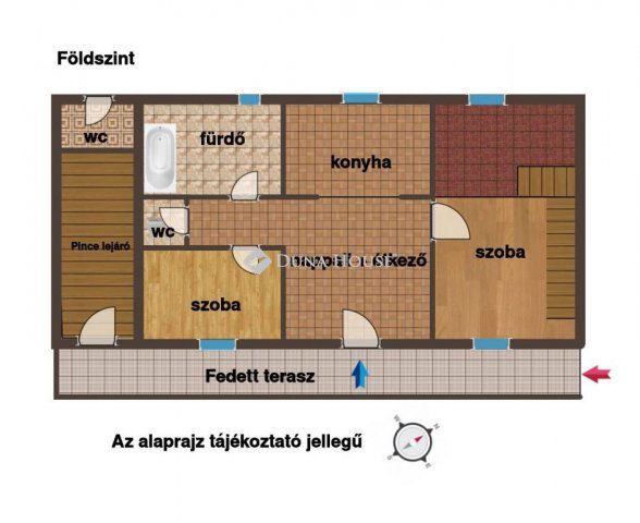 Eladó családi ház, Komáromban 90.5 M Ft, 4 szobás