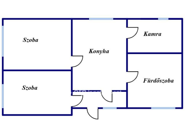 Eladó családi ház, Pétervásárán 16.5 M Ft, 2 szobás