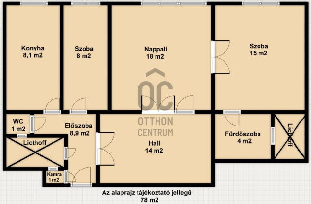 Eladó téglalakás, Budapesten, VII. kerületben 109.9 M Ft