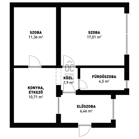 Eladó téglalakás, Dunakeszin 65 M Ft, 2 szobás