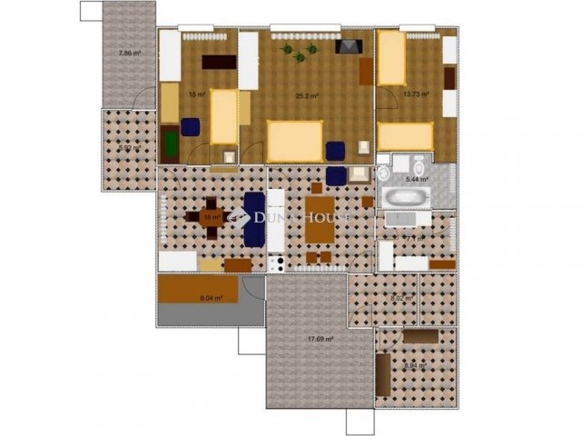 Eladó családi ház, Dunaalmáson 48.5 M Ft, 4 szobás