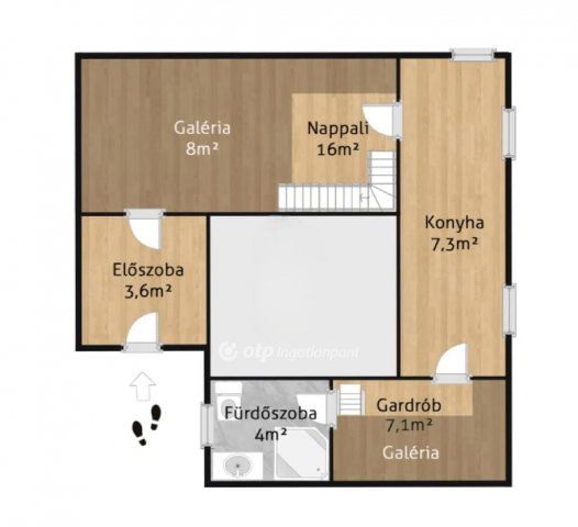 Eladó téglalakás, Budapesten, VI. kerületben 99.9 M Ft, 2 szobás
