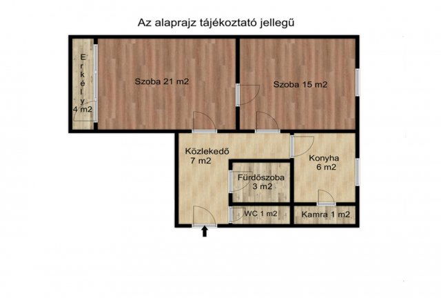 Eladó panellakás, Békéscsabán 27.8 M Ft, 2 szobás