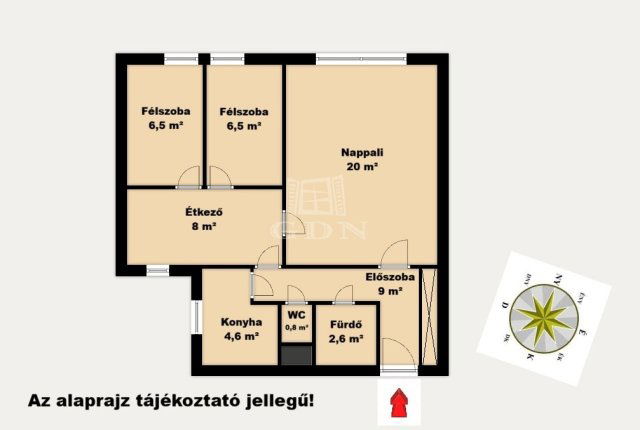 Eladó panellakás, Budapesten, XXI. kerületben 54.9 M Ft