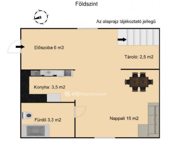 Eladó családi ház, Szigethalmon 44.9 M Ft, 1+2 szobás