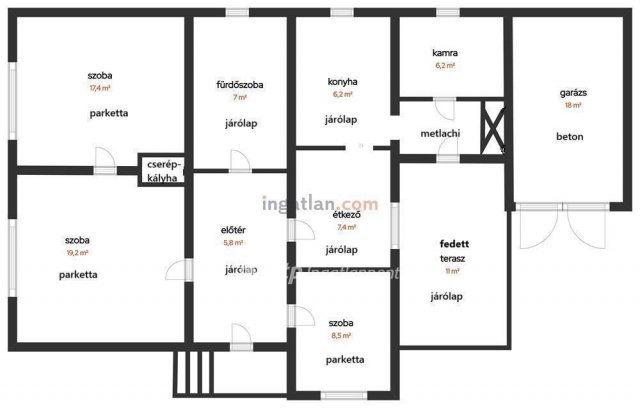 Eladó családi ház, Pásztón 36.5 M Ft, 2+1 szobás