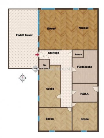 Eladó családi ház, Bagodon 89 M Ft, 3 szobás