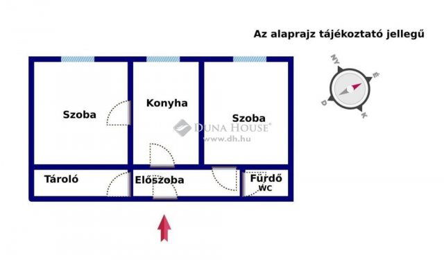 Eladó családi ház, Tinnyén 47.6 M Ft, 2 szobás