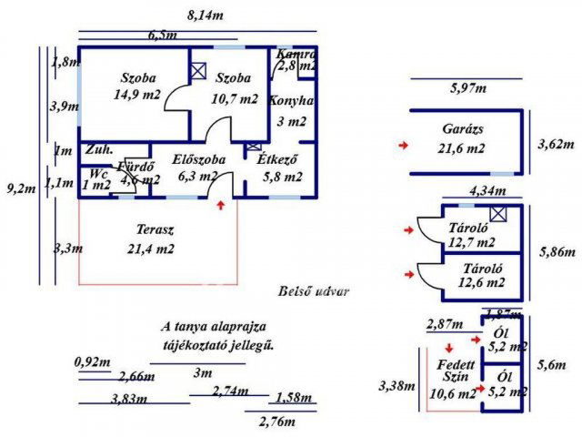 Eladó nyaraló, Tiszakécskén 15.99 M Ft, 2 szobás