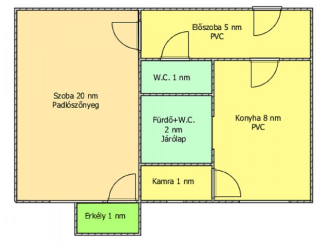 Eladó téglalakás, Salgótarjánban 13.9 M Ft, 1 szobás