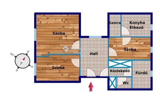 Eladó téglalakás, Szombathelyen 34.5 M Ft, 3 szobás