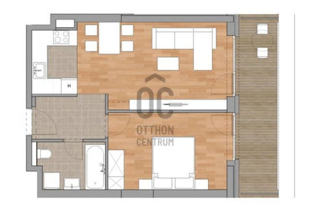 Eladó téglalakás, Budapesten, XI. kerületben 91.5 M Ft, 2 szobás