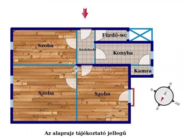Eladó téglalakás, Szombathelyen 39 M Ft, 3 szobás