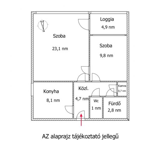 Eladó téglalakás, Budapesten, II. kerületben 112 M Ft, 2 szobás