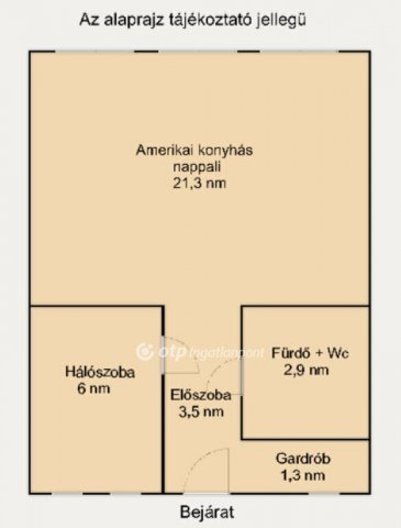 Eladó téglalakás, Budapesten, XXI. kerületben 44.9 M Ft