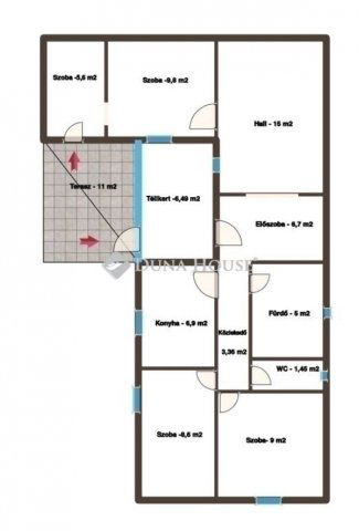 Eladó családi ház, Budapesten, XIX. kerületben 75 M Ft, 4 szobás