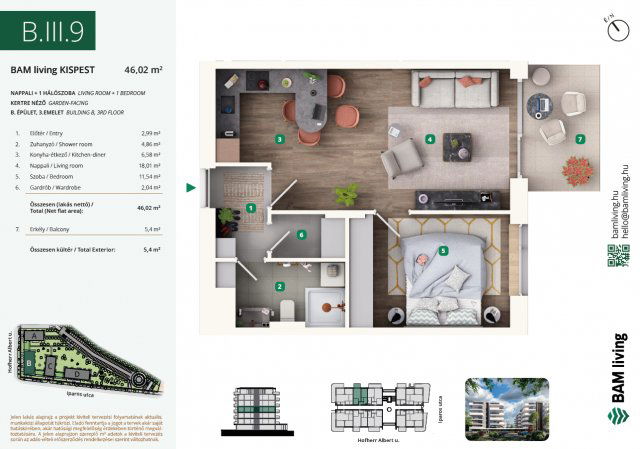 Eladó téglalakás, Budapesten, XIX. kerületben, Iparos utcában