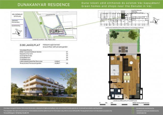 Eladó téglalakás, Vácon, Paduc utcában 61 M Ft, 2 szobás