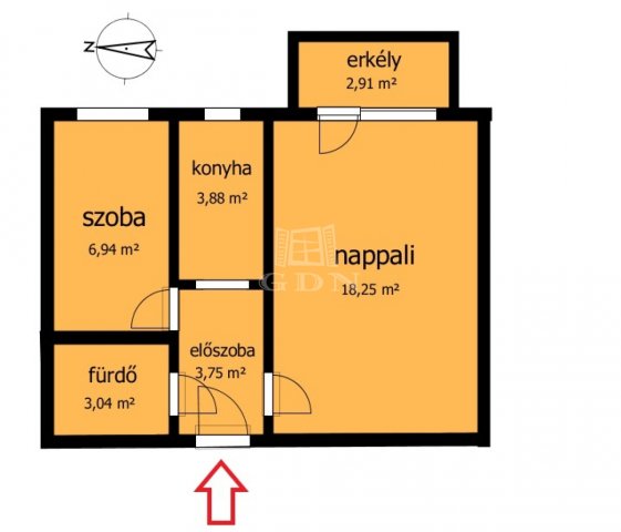 Kiadó panellakás, albérlet, Miskolcon 110 E Ft / hó, 1+1 szobás